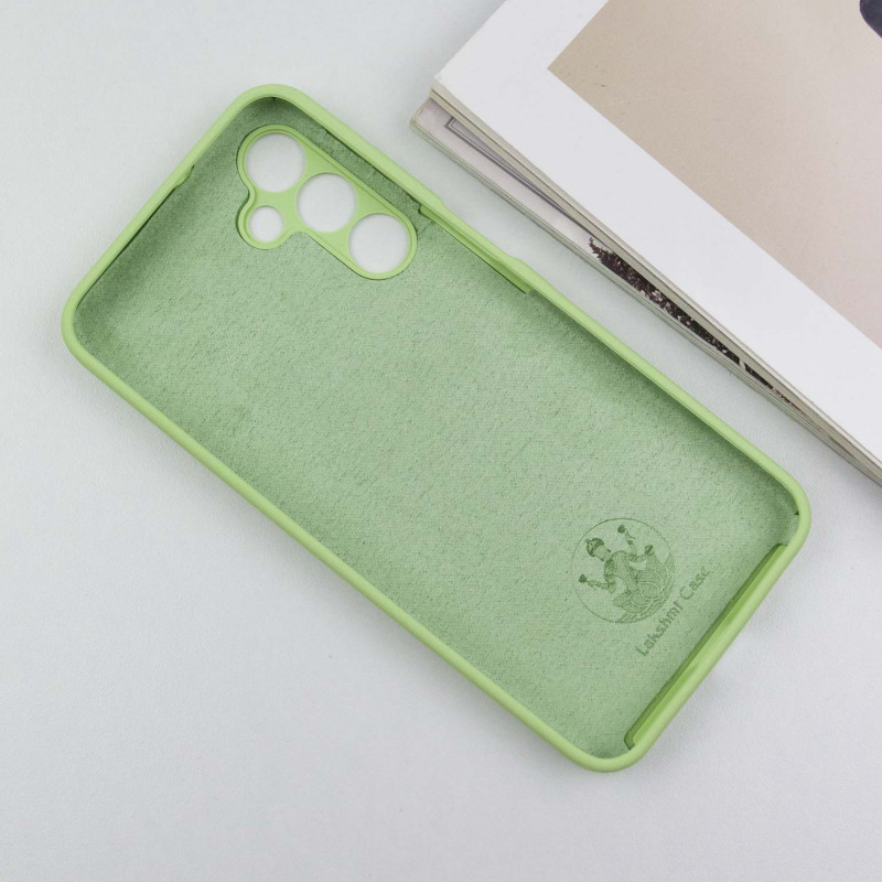 Чохол Silicone Cover Lakshmi Full Camera (AA) на Samsung Galaxy A16 4G/5G (Зелений / Pistachio) в магазині vchehle.ua