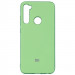 TPU чехол Matte LOGO для Xiaomi Redmi Note 8 / Note 8 2021 (Зеленый / Light Green)
