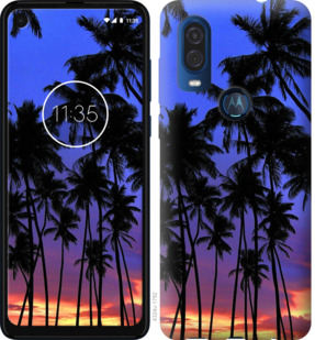 

Чехол Пальмы для Motorola One Vision 790175