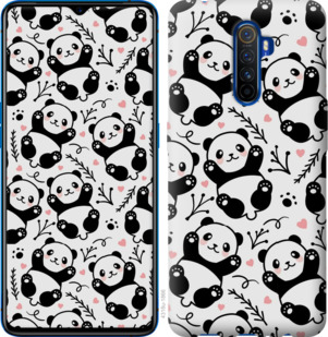 Чохол Панди на Realme X2 Pro