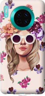 

Чехол Девушка с цветами v2 для Huawei Mate 30 1057506