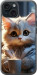 Чохол White cat на iPhone 15