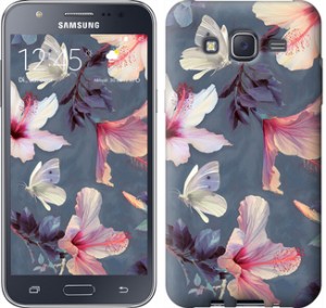 Чехол Нарисованные цветы для Samsung Galaxy J5 (2015) J500H