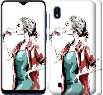 

Чехол Девушка с бокалом для Samsung Galaxy A10 2019 A105F 841321