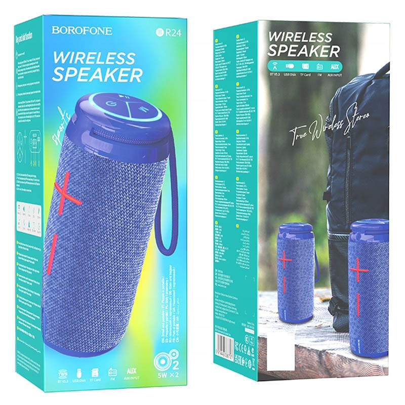 Фото Bluetooth Колонка Borofone BR24 (Blue) на vchehle.ua