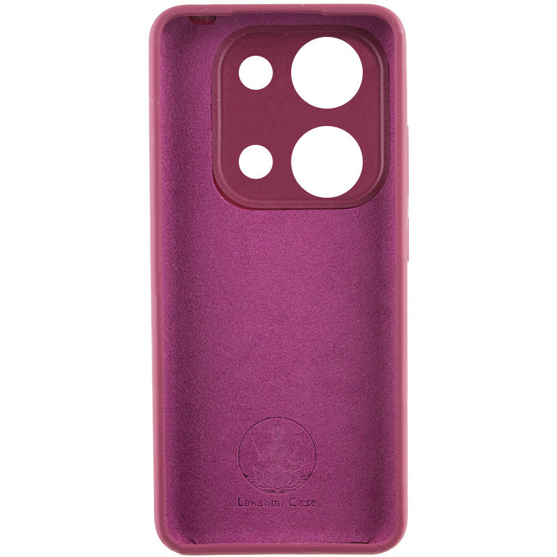 Фото Чехол Silicone Cover Lakshmi Full Camera (AAA) with Logo для Xiaomi Redmi Note 13 4G (Бордовый / Plum) на vchehle.ua