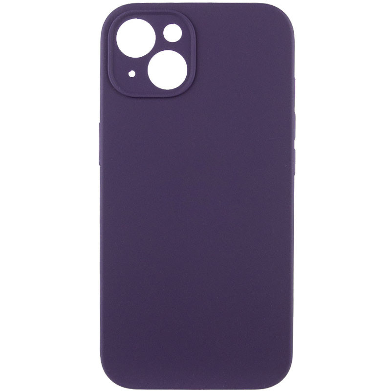 Чохол Silicone Case Full Camera Protective (AA) NO LOGO на Apple iPhone 15 (6.1") (Фіолетовий / Elderberry)