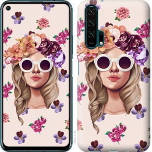 

Чехол Девушка с цветами v2 для Huawei Honor 20 Pro 741797