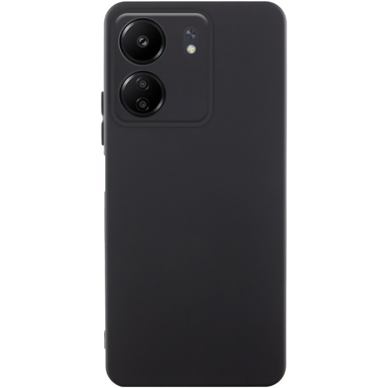 Чохол Silicone Cover Lakshmi Full Camera (A) на Xiaomi Redmi 13C / Poco C65 (Чорний / Black)