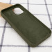 Фото Чехол Silicone Case Full Protective (AA) для Apple iPhone 14 Pro (6.1") (Зеленый / Dark Olive) на vchehle.ua