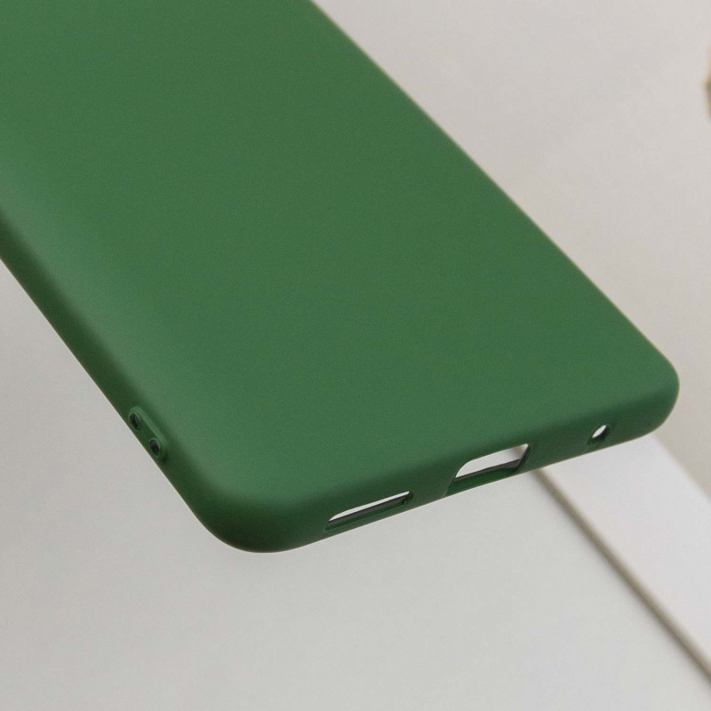 Купити Чохол Silicone Cover Lakshmi Full Camera (AA) на Xiaomi Redmi 10 (Зелений / Dark green) на vchehle.ua