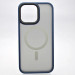 Фото TPU+PC чохол Metal Buttons with Magnetic Safe на Apple iPhone 14 Pro Max (6.7") (Синій) на vchehle.ua
