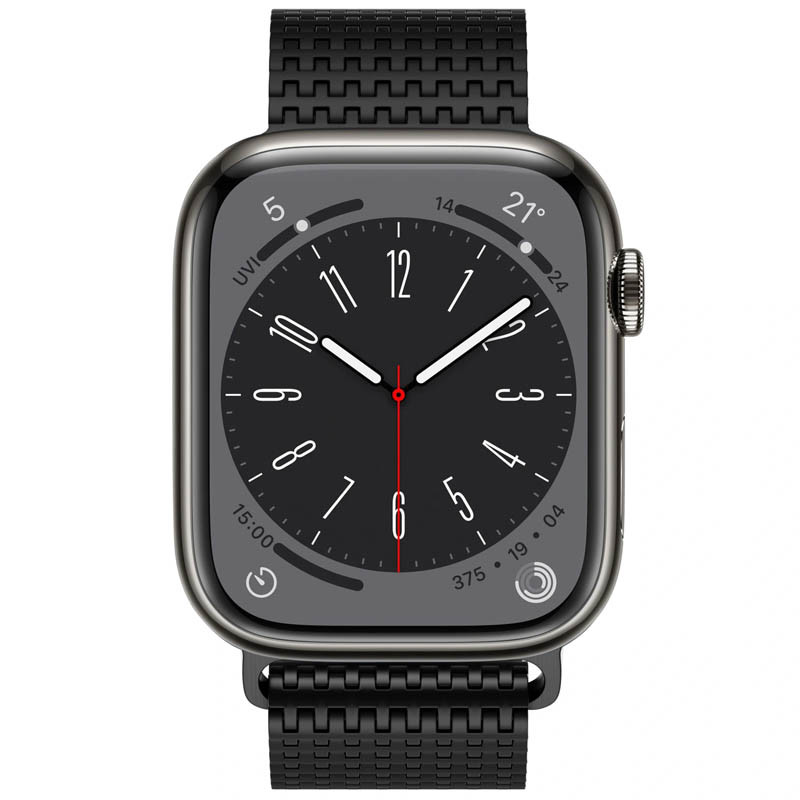 Фото Ремешок WiWU Stainless steel для Apple Watch 38/40/41/42mm(ser.10) (Black) в магазине vchehle.ua