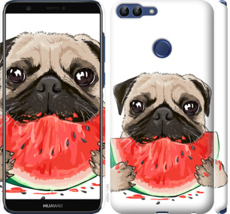 

Чехол Мопс и арбуз для Huawei P smart 843820