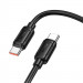 Фото Дата кабель Hoco X115 Surpass Type-C to Type-C 240W (1m) (Black) в маназині vchehle.ua