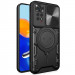 Фото Удароміцний чохол Bracket case with Magnetic на Xiaomi Redmi Note 11 (Global) / Note 11S (Black) на vchehle.ua