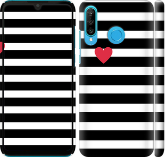 

Чохол Чорно-білі смуги на Huawei P30 Lite 752048