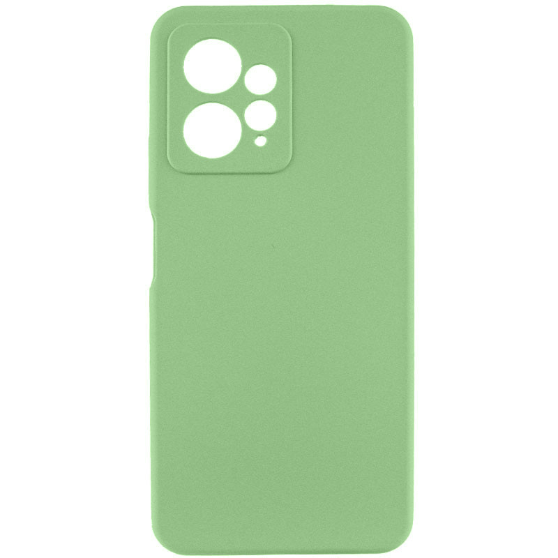 Чехол Silicone Cover Lakshmi Full Camera (AAA) для Xiaomi Redmi Note 12 4G (Мятный / Mint)