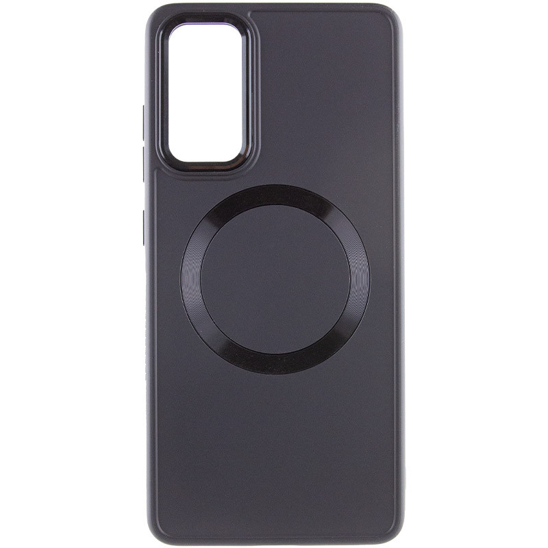 Фото TPU чехол Bonbon Metal Style with Magnetic safe для Samsung Galaxy S20 FE (Черный / Black) на vchehle.ua