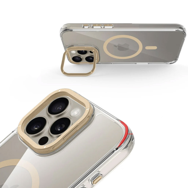 Купить Чехол TPU Space Case Apex with Magnetic Safe для Apple iPhone 15 Pro (6.1") (Gold) на vchehle.ua