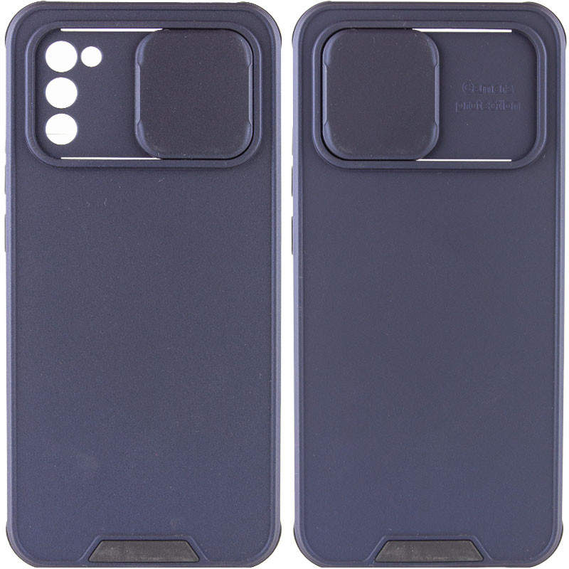 

TPU+PC чехол Lens series для Samsung Galaxy A02s (Синий) 1213020