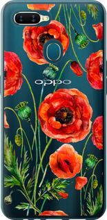 

Чехол Нарисованные маки для Oppo A12 1633935