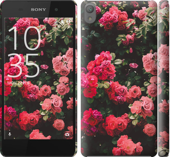

Чехол Куст с розами для Sony Xperia E5 F3311 639316
