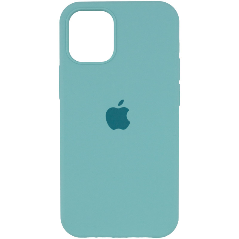 Чохол Silicone Case Full Protective (AA) на Apple iPhone 14 Plus (6.7") (Эстетический дефект / Бірюзовий / Marine Green)