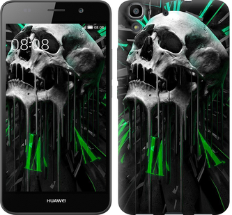 

Чохол Череп-годинник на Huawei Y6 353023