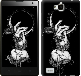 

Чохол на Huawei Honor 3C Змія в руці 413271
