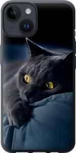 Чехол Дымчатый кот для iPhone 14