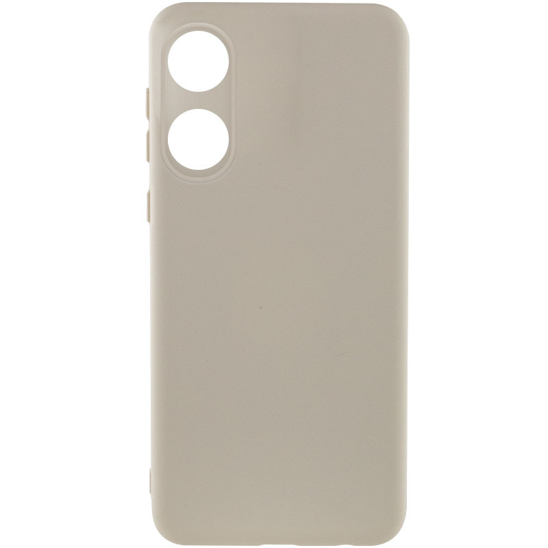 Чехол Silicone Cover Lakshmi Full Camera (A) для Oppo A78 4G (Песочный / Sand)