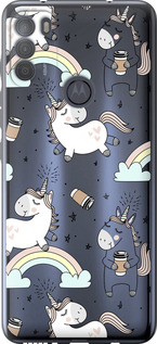 

Чехол Единорог и кофе для Motorola G50 1607479