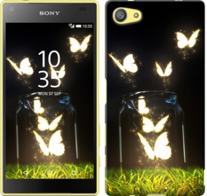 Чехол Бабочки для Sony Xperia Z5 Compact E5823