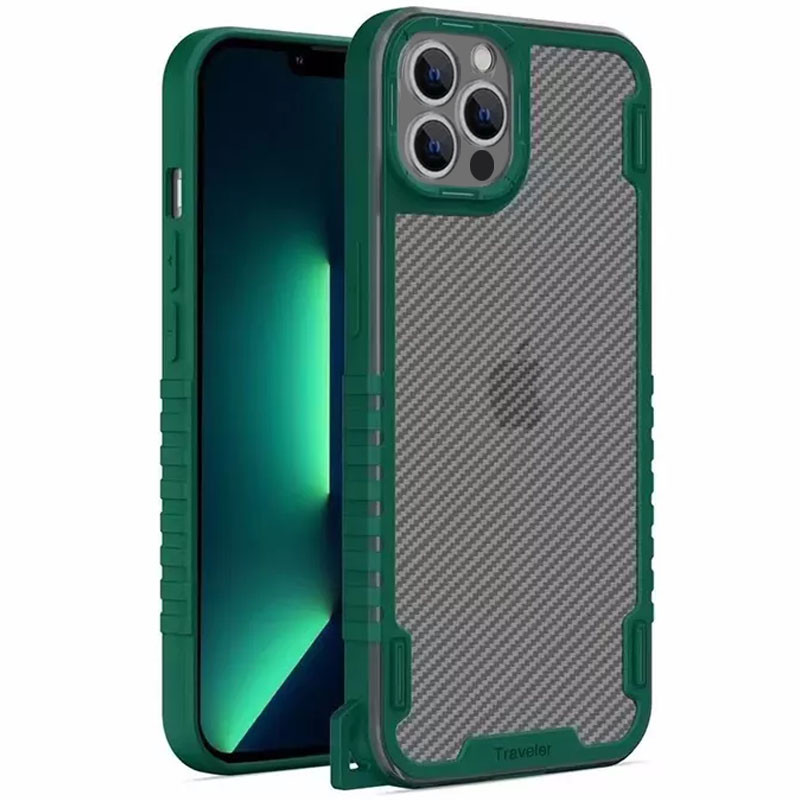 

Чехол TPU+PC TRAVEL Carbon на Apple iPhone 13 Pro (6.1") (Зелений) 1239387