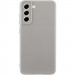 Чехол TPU GETMAN Liquid Silk Full Camera для Samsung Galaxy S21 (Серый / Lavender)
