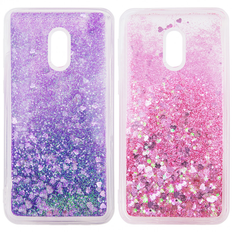 TPU чехол Liquid hearts для Xiaomi Redmi 8a