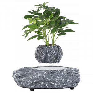 Магнитный левитационный вазон для цветов HCNT Magnetic Levitating Pot M5B-P