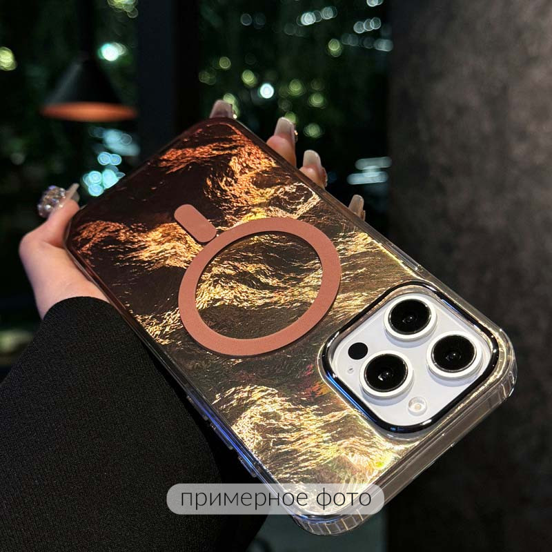 Фото Чехол TPU Shiny Mountain (MagFit) для Apple iPhone 17 (6.3") (Chocolate) в магазине vchehle.ua