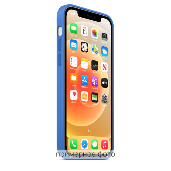 Фото Чехол Silicone Case Full Protective (AA) для Apple iPhone 16 Plus (6.7") (Синий / Capri Blue) в магазине vchehle.ua