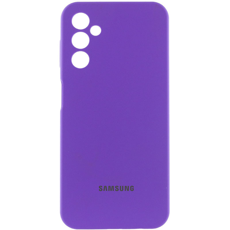 Чохол Silicone Cover Lakshmi Full Camera (AAA) with Logo на Samsung Galaxy A15 4G/5G / M15 5G (Фіолетовий / Amethyst)