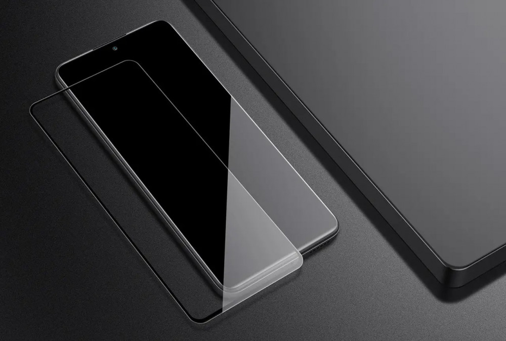Защитное стекло 2.5D CP+ (full glue) для Xiaomi Redmi Note 11 Pro 4G/5G / 12 Pro 4G (Черный) в магазине vchehle.ua