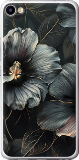 Чехол Черные цветы для Meizu U20