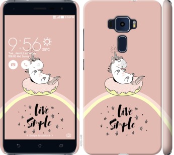 

Чехол Единорожка в пончике для Asus Zenfone 3 ZE552KL 719619