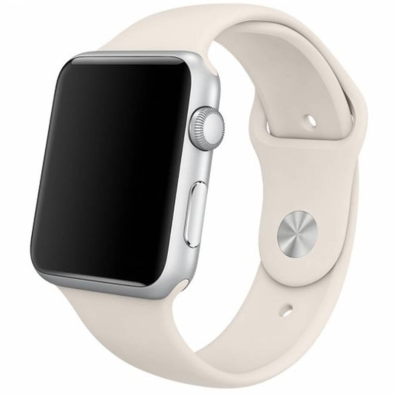 

Силиконовый ремешок для Apple watch 38mm / 40mm (Бежевий / Antigue White) 1057966