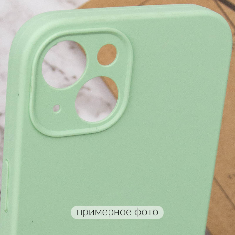 Купить Чехол Silicone Case Full Protective (AA) NO LOGO для Apple iPhone 16 (6.1") (Зеленый / Pistachio) на vchehle.ua