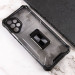 Фото Ударостійкий чохол Transformer CrystalRing на Samsung Galaxy A52 4G / A52 5G / A52s (Чорний + Прозорий / Чорний) на vchehle.ua