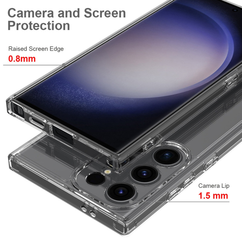 Фото TPU чехол Epic Transparent 1,5mm Full Camera для Samsung Galaxy S24 Ultra (Бесцветный (прозрачный)) в магазине vchehle.ua