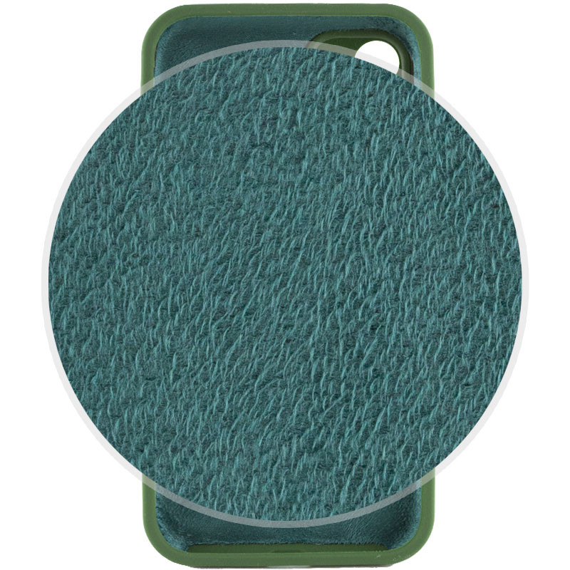 Фото Уценка Чехол Silicone Case Lakshmi Square Full Camera для Apple iPhone 11 (6.1") (Эстетический дефект / Зеленый / Army green) в магазине vchehle.ua