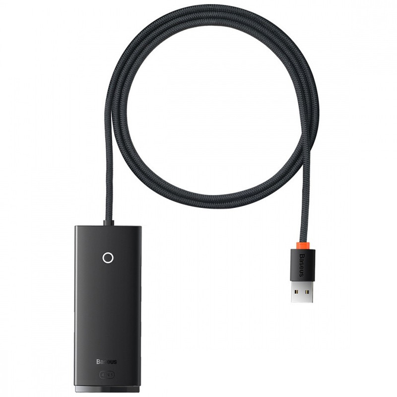 

Переходник HUB Baseus Lite Series 4in1 (USB-A to 4xUSB 3.0) 1m (WKQX03) (Black) 1553470